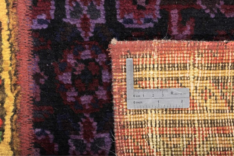 Håndknyttet Persisk lappetæppe 172x225 cm - Flerfarvet - Patchwork tæppe