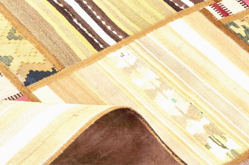 Håndknyttet Persisk tæppe 154x209 cm Kelim - Flerfarvet - Patchwork tæppe