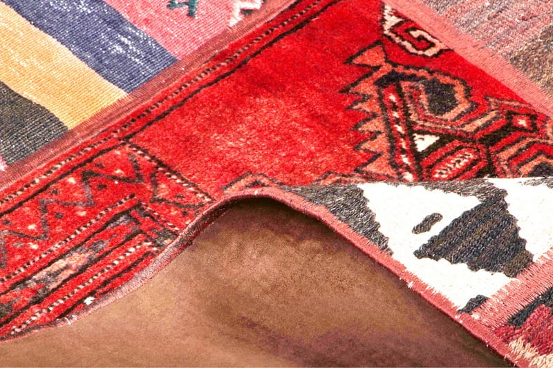 Håndknyttet Persisk lappetæppe 165x232 cm - Flerfarvet - Patchwork tæppe