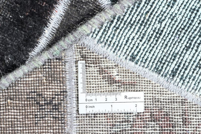 Håndknyttet Persisk lappetæppe 176x245 cm - Flerfarvet - Patchwork tæppe