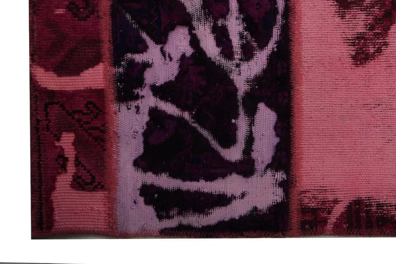 Håndknyttet persisk Patchwork Uldtæppe 169x235 cm Garn - Flerfarvet - Patchwork tæppe