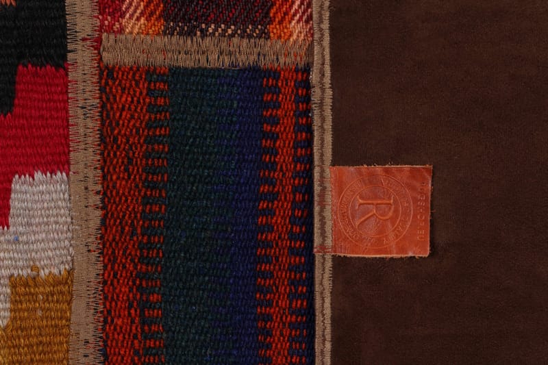 Håndknyttet Persisk tæppe 155x206 cm Kelim - Flerfarvet - Patchwork tæppe