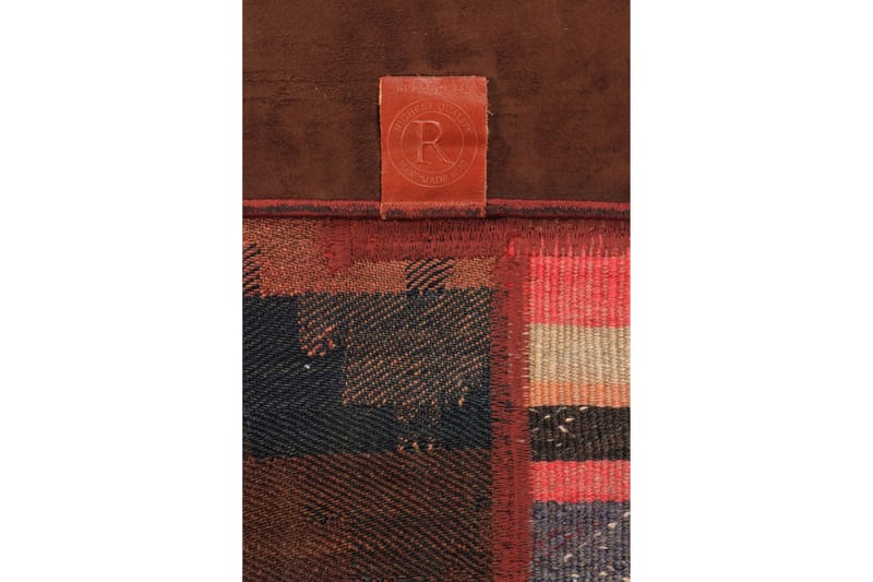 Håndknyttet persisk Patchwork Uldtæppe 152x202 cm Garn - Flerfarvet - Patchwork tæppe