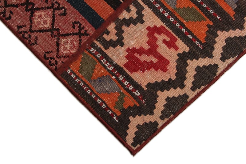 Håndknyttet Persisk tæppe 153x206 cm Kelim - Flerfarvet - Patchwork tæppe