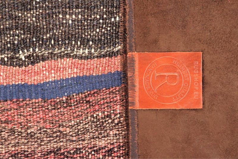 Håndknyttet persisk Patchwork Uldtæppe 145x201 cm Garn - Flerfarvet - Patchwork tæppe