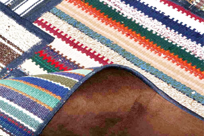 Håndknyttet Persisk lappetæppe 154x203 cm - Flerfarvet - Patchwork tæppe