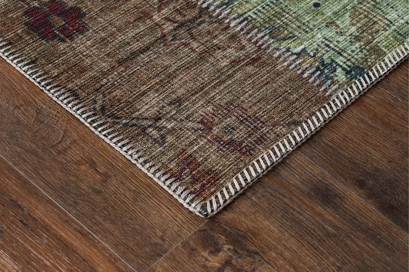 Patchham Patchworktæppe 160x230 cm - Flerfarvet - Tekstiler - Tæpper - Orientalske tæpper - Patchwork tæppe