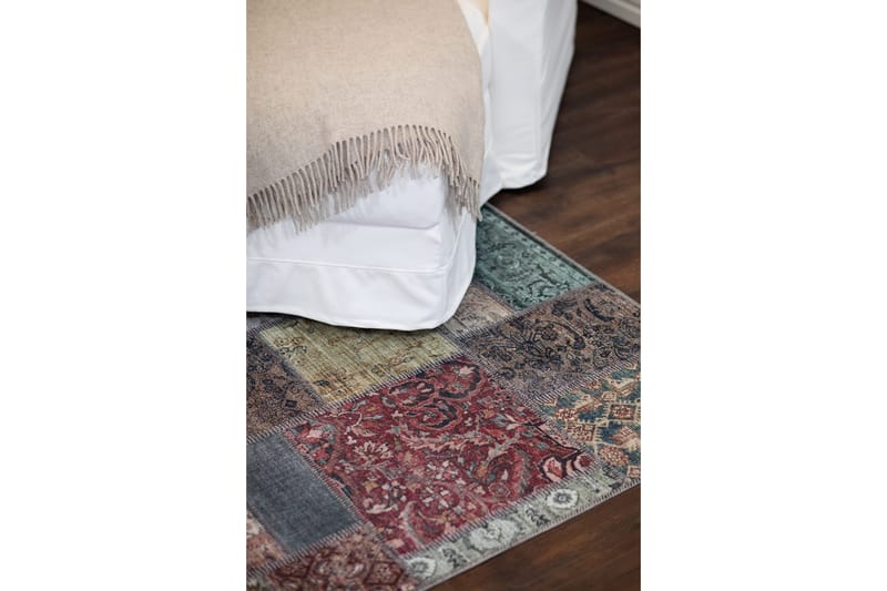 Patchham Patchworktæppe 160x230 cm - Flerfarvet - Tekstiler - Tæpper - Orientalske tæpper - Patchwork tæppe