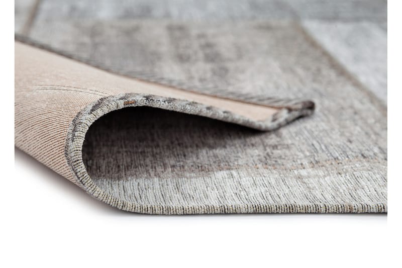 Sassoferrato Tæppe 155x230 cm - Natur/Beige/Grå - Patchwork tæppe - Små tæpper