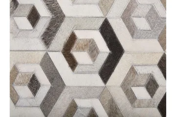 Tavak Tæppe 140x200 cm - Læder/Beige/Brun - Tekstiler - Tæpper - Orientalske tæpper - Patchwork tæppe