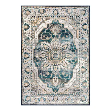 Tæppe Velon 160x230 cm - Blå - Tekstiler - Tæpper - Orientalske tæpper