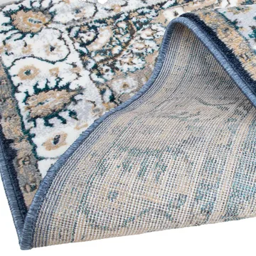 Tæppe Velon 160x230 cm - Blå - Tekstiler - Tæpper - Orientalske tæpper