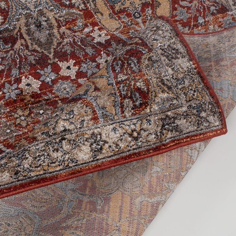 Tæppe Yelvi 160x230 cm - Rød/Beige - Tekstiler - Tæpper - Orientalske tæpper
