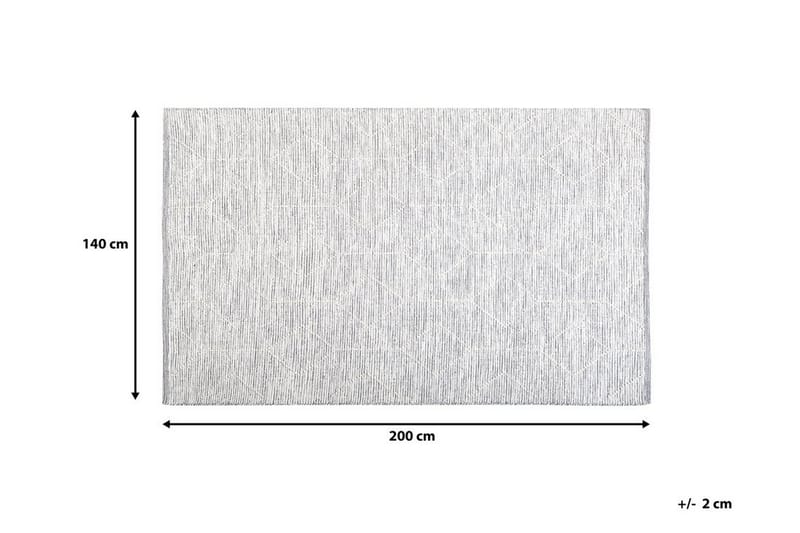 Paviol tæppe 140x200 cm - Grå - Tekstiler - Tæpper