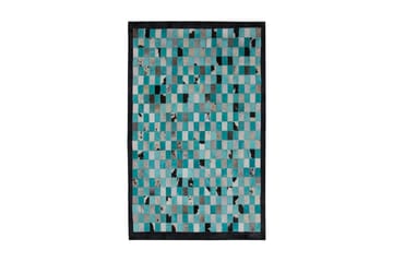 Daleisa Tæppe 140x200 cm læder - Blå - Tekstiler - Tæpper - Moderne tæppe - Wiltontæpper