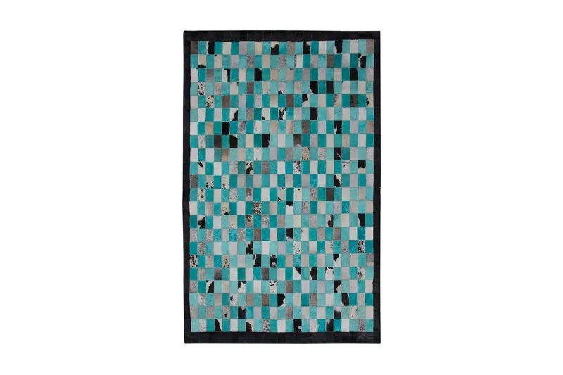 Daleisa Tæppe 140x200 cm læder, Blå