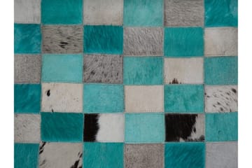 Daleisa Tæppe 140x200 cm læder - Blå - Tekstiler - Tæpper - Moderne tæppe - Wiltontæpper