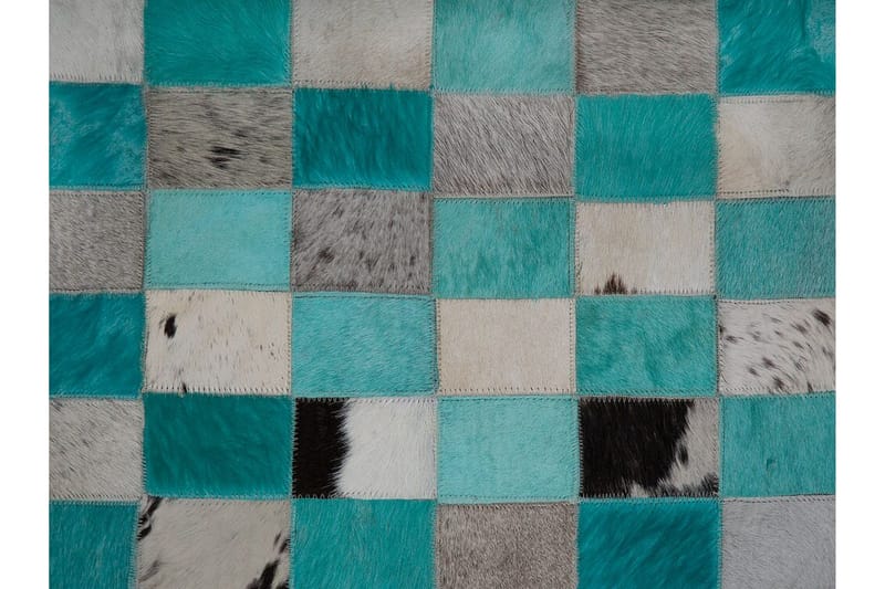 Daleisa Tæppe 140x200 cm læder - Blå - Tekstiler - Tæpper - Moderne tæppe - Wiltontæpper