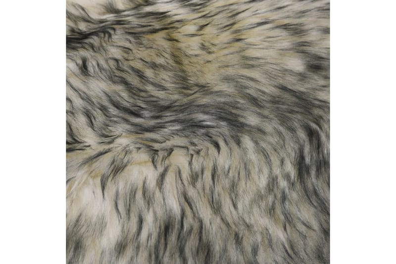 fåreskindstæppe 60 x 180 cm melange-mørkegrå - Tekstiler - Tæpper - Pels & skindtæpper - Fåreskind