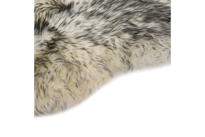 fåreskindstæppe 60 x 180 cm melange-mørkegrå - Fåreskind - Pels & skindtæpper