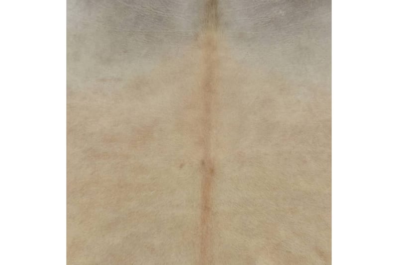 gulvtæppe i ægte koskind 150 x 170 cm beige - Tekstiler - Tæpper - Pels & skindtæpper