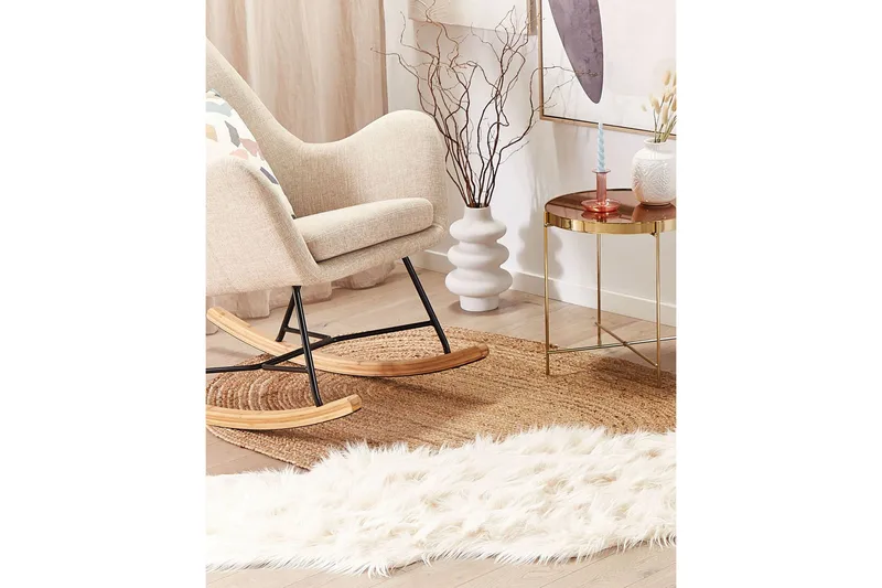 Mamungari Fåreskind 60x180 cm - Beige - Tekstiler - Tæpper - Pels & skindtæpper