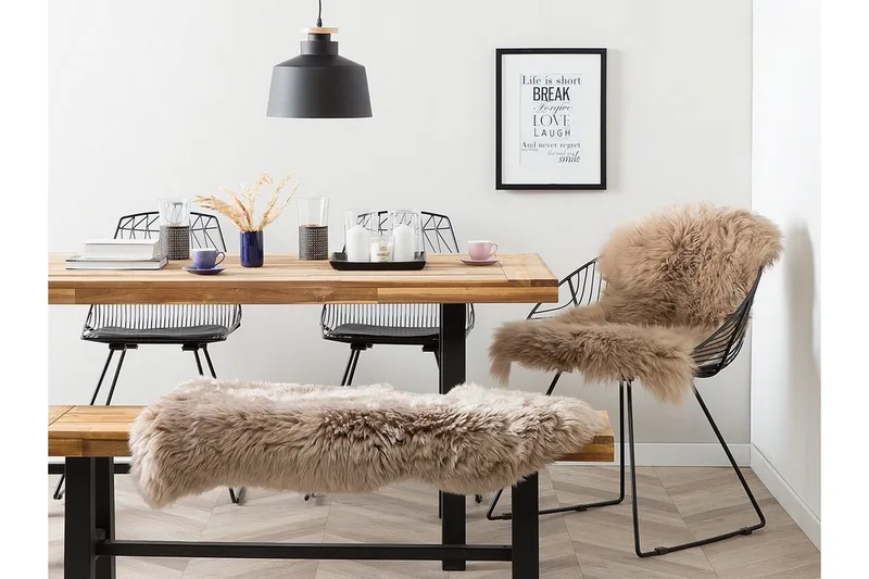 Uluru fåreskind 65 | 110 cm, Brun