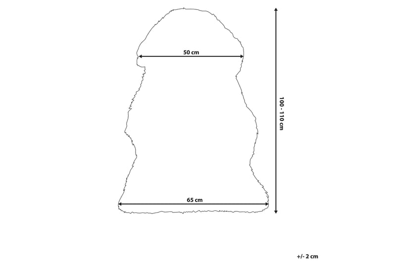 Uluru fåreskind 65 | 110 cm - Lilla - Fåreskind - Pels & skindtæpper