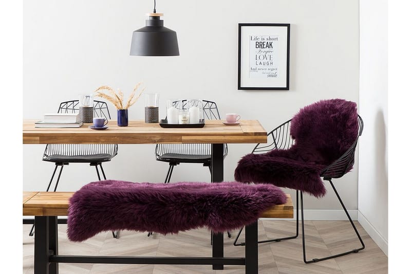 Uluru fåreskind 65 | 110 cm, Lilla