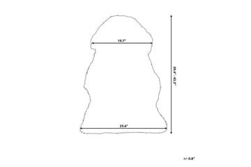 Uluru fåreskind 65 | 110 cm - Lilla - Tekstiler - Tæpper - Pels & skindtæpper