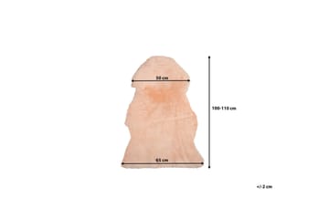 Uluru fåreskind 65 | 110 cm - Lyserød - Tekstiler - Tæpper - Pels & skindtæpper