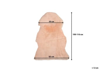 Uluru fåreskind 65 | 110 cm - Lyserød - Tekstiler - Tæpper - Pels & skindtæpper