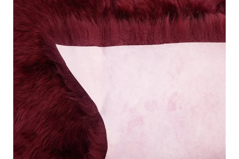 Uluru fåreskind 65 | 110 cm - Rød - Tekstiler - Tæpper - Pels & skindtæpper - Fåreskind