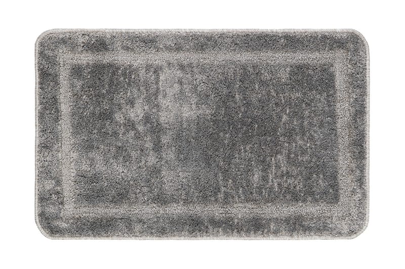 Ryo Baderumstæppe 67x110 cm Oval - Grå - Tekstiler - Tæpper - Badeværelsesmåtte