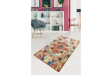 Aldarte Entrémåtte 80x200 cm - Flerfarvet/Velour - Tekstiler - Tæpper - Hall måtte