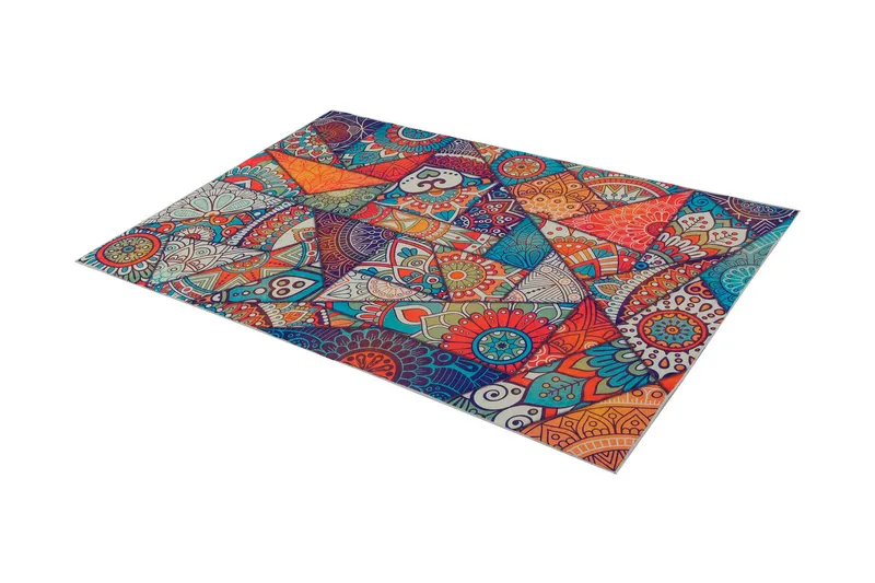 Aremana Entrémåtte 80x200 cm - Flerfarvet - Tekstiler - Tæpper - Hall måtte