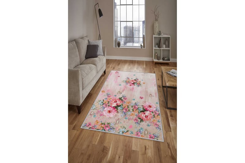 Bedriye Tæppe 80x120 cm - Flerfarvet - Tekstiler - Tæpper - Små tæpper