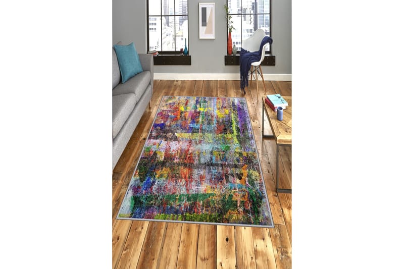 Bedriye Tæppe 80x150 cm - Flerfarvet - Tekstiler - Tæpper - Små tæpper