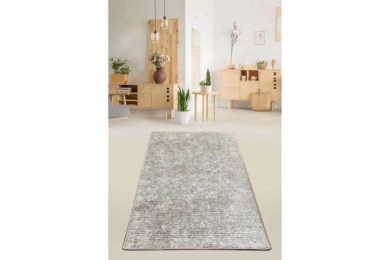 Caldeolo Entrémåtte 60x140 cm - Beige/Velour - Tekstiler - Tæpper - Små tæpper