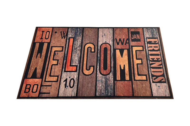 Camarada Dørmåtte 45x70 cm, Flerfarvet