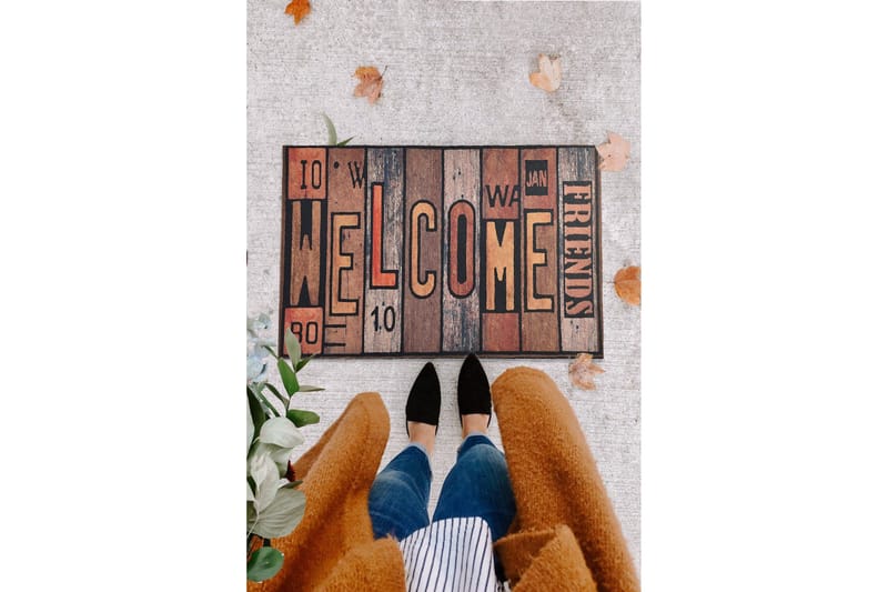 Camarada Dørmåtte 45x70 cm - Flerfarvet - Tekstiler - Tæpper - Hall måtte