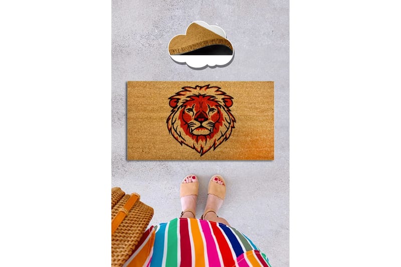 Chilai Dørmåtte 40x60 cm - PVC/Multifarvet - Tekstiler - Tæpper - Hall måtte