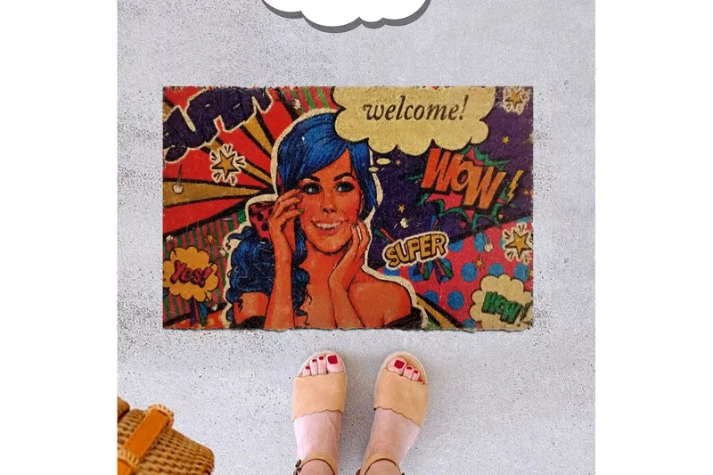 Chilai Dørmåtte 40x60 cm, PVC/Multifarvet