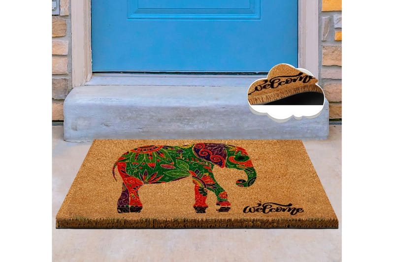 Chilai Dørmåtte 40x60 cm - PVC/Multifarvet - Tekstiler - Tæpper - Små tæpper