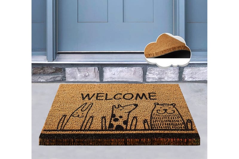 Chilai Dørmåtte 40x60 cm - PVC/Multifarvet - Tekstiler - Tæpper - Små tæpper