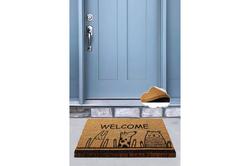 Chilai Dørmåtte 40x60 cm - PVC/Multifarvet - Tekstiler - Tæpper - Hall måtte