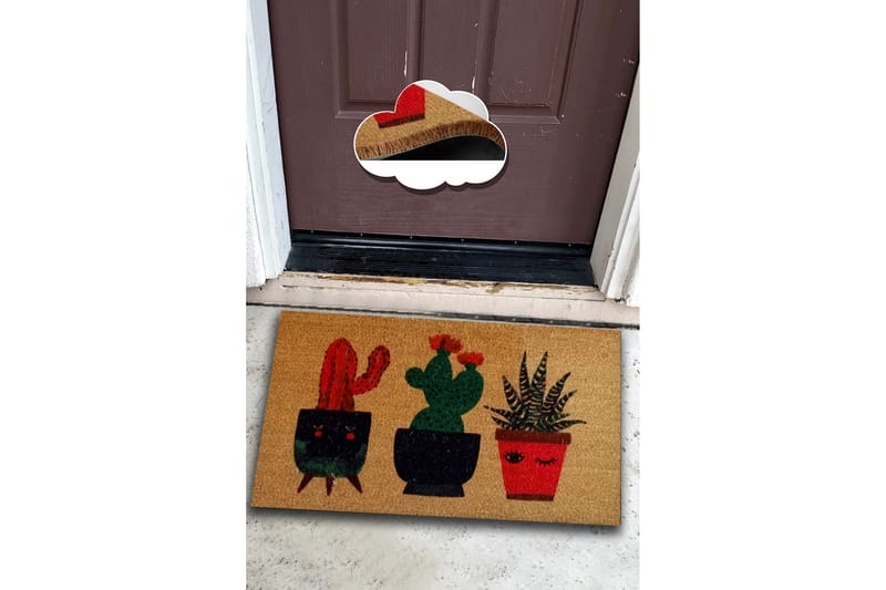 Chilai Dørmåtte 40x60 cm - PVC/Multifarvet - Tekstiler - Tæpper - Hall måtte