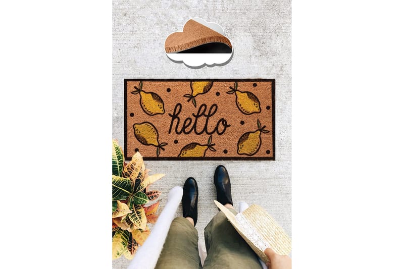 Chilai Dørmåtte 40x60 cm - PVC/Multifarvet - Tekstiler - Tæpper - Hall måtte