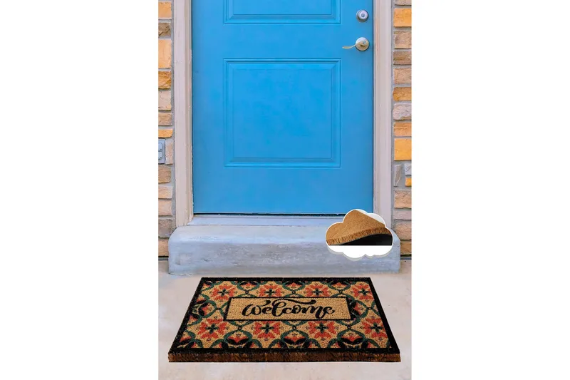 Chilai Dørmåtte 40x60 cm - PVC/Multifarvet - Tekstiler - Tæpper - Hall måtte