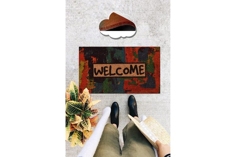 Chilai Dørmåtte 40x60 cm - PVC/Multifarvet - Tekstiler - Tæpper - Hall måtte